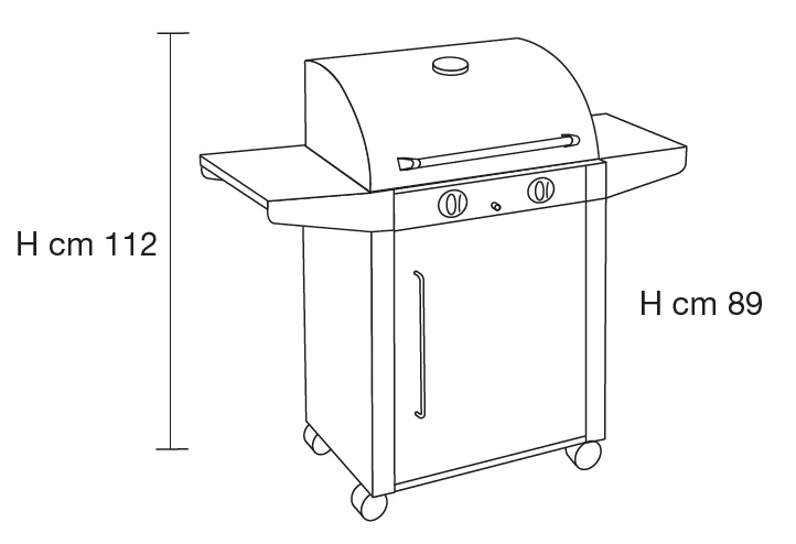 FORNO PERSONAL GRILL 2 FUOCHI - immagine 3