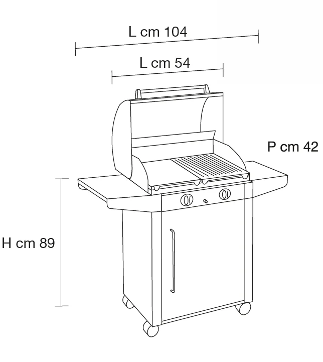 FORNO PERSONAL GRILL 2 FUOCHI - immagine 4